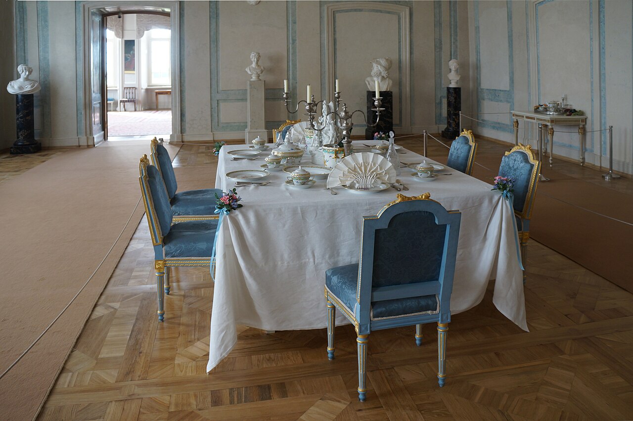 Dining Hall of the Duke of Rundāle Palace