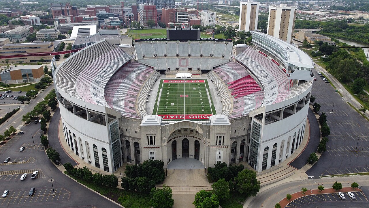 Ohio Stadium Overhead