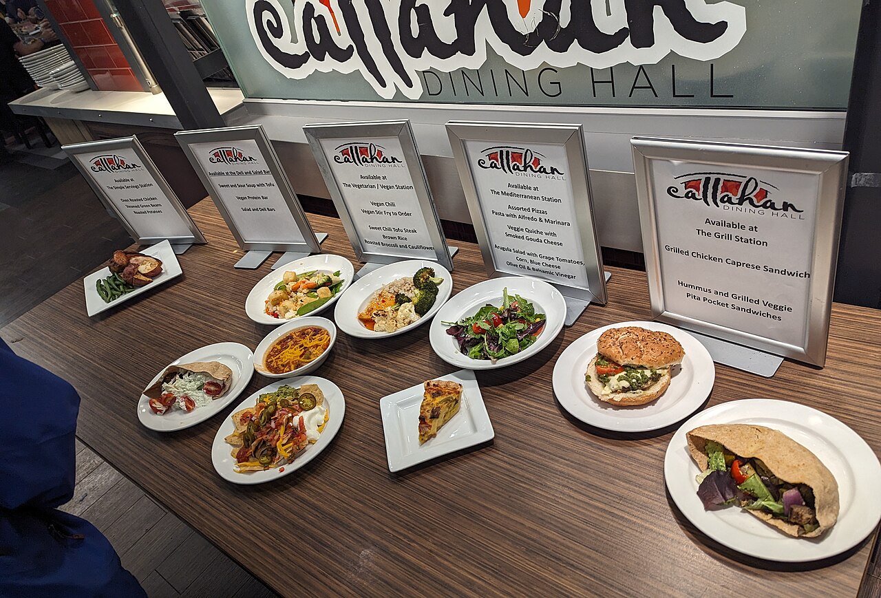 Endicott College Callahan Dining Center sample plates 2