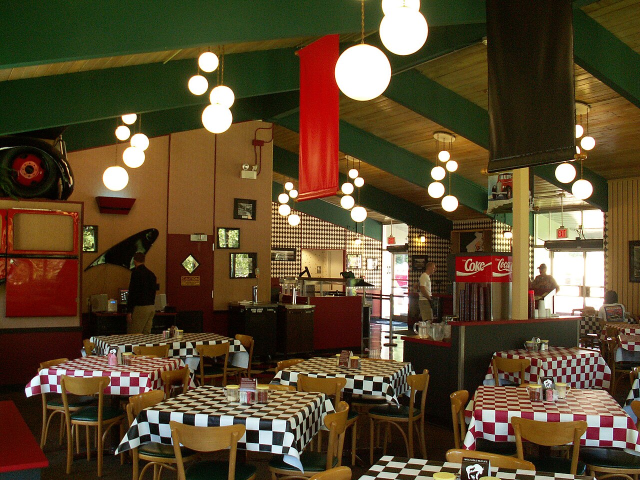 Jammer Joe's - Interior of Lake McDonald Lodge Coffee Shot - NPS photo by Lon Johnson