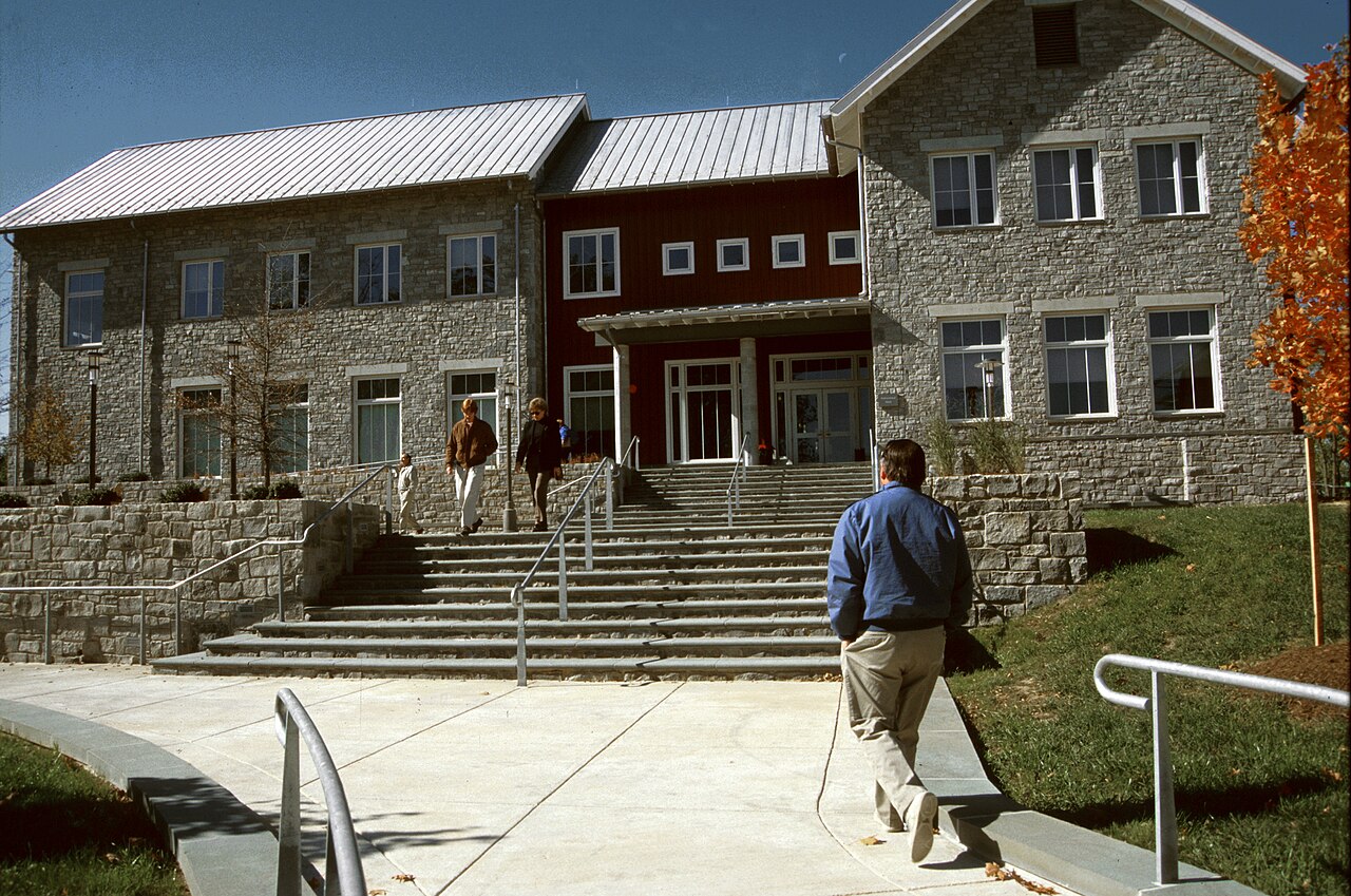 Students walking on campus - DPLA - 90cc85f025014238aa6be3a4e6411ebc