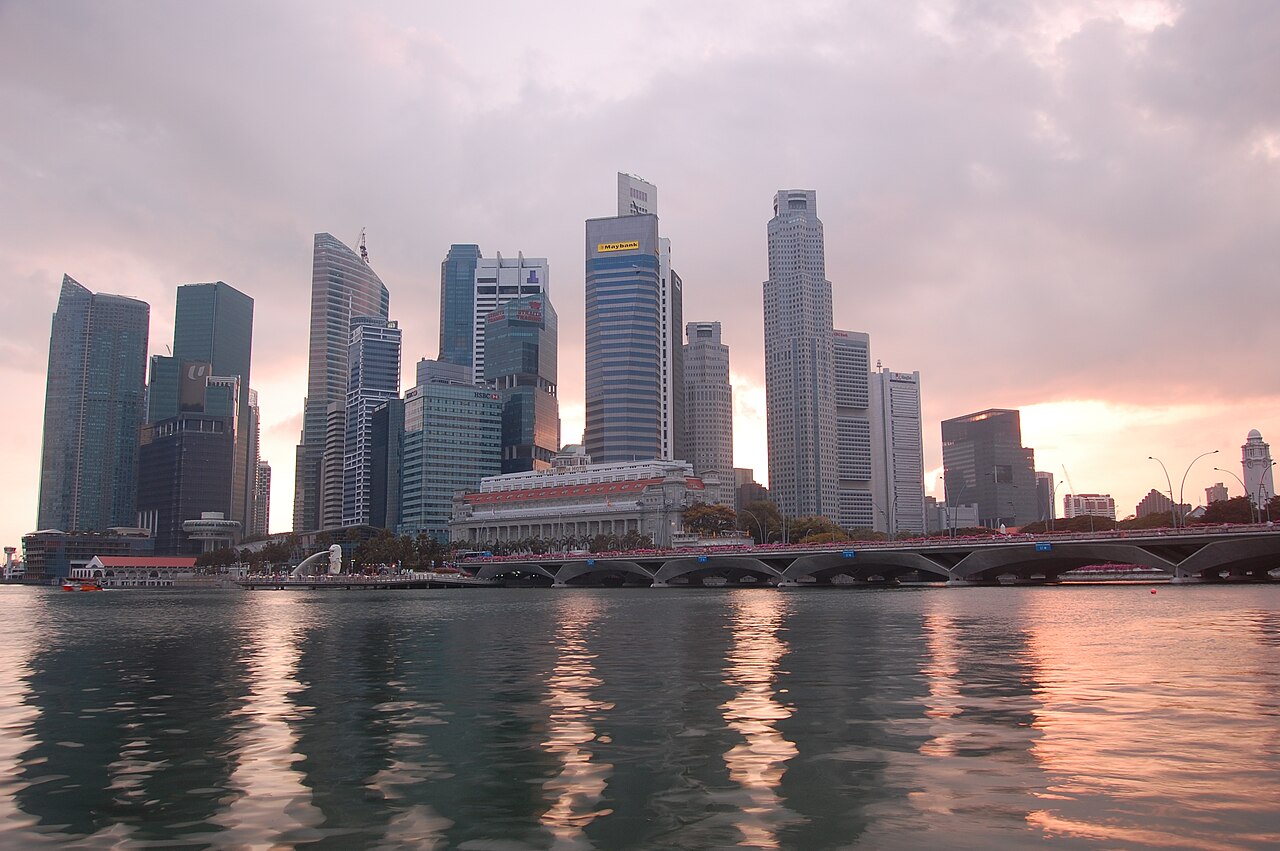 View of Singapore City Skyline From Esplanade (5381395124)