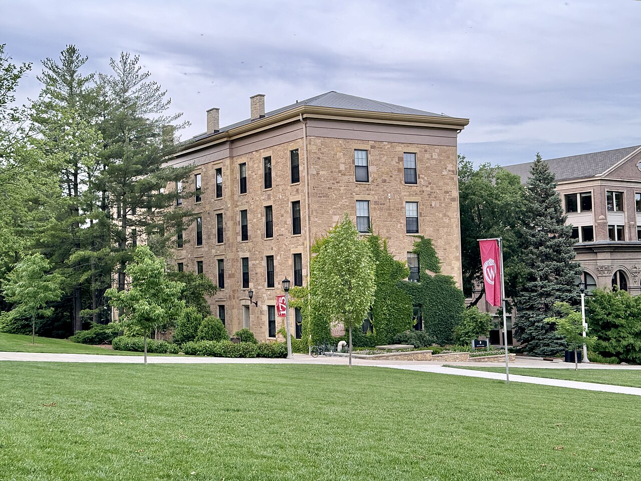 North Hall, University of Wisconsin, Bascom Mall, Madison, WI