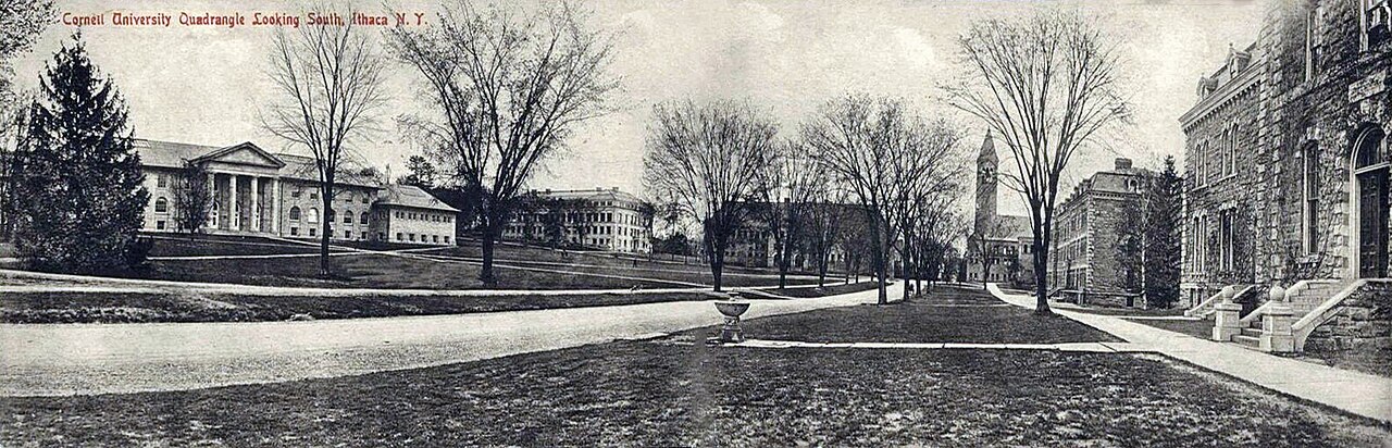 Cornell University - Arts Quadrangle, looking south